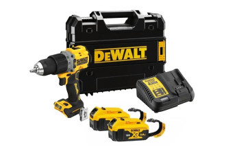 Дрель-шуруповерт аккумуляторный ударный XR Li-lon 18В 5Ач 90Нм DeWALT DCD805P2LRT