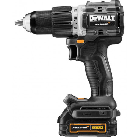 Дриль-шуруповерт акумуляторний ударний McLaren F1 TEAM LIMITED EDITION XR Li-lon 18В 1.7Аг 90Нм DeWALT DCD85ME2GT купити