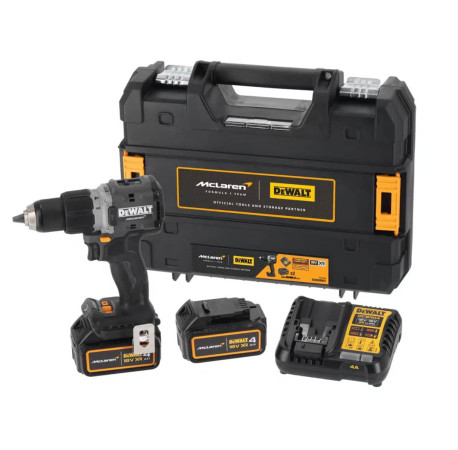 Дриль-шуруповерт акумуляторний ударний McLaren F1 TEAM LIMITED EDITION XR Li-lon 18В 4Аг 90Нм DeWALT DCD85MM2T купити за ціною в — Tools DeWalt