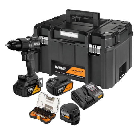 Дриль-шуруповерт акумуляторний ударний McLaren F1 Team Special Edition XR Li-lon 18В 4Аг 90Нм DeWALT DCD86MM2KT у Львові