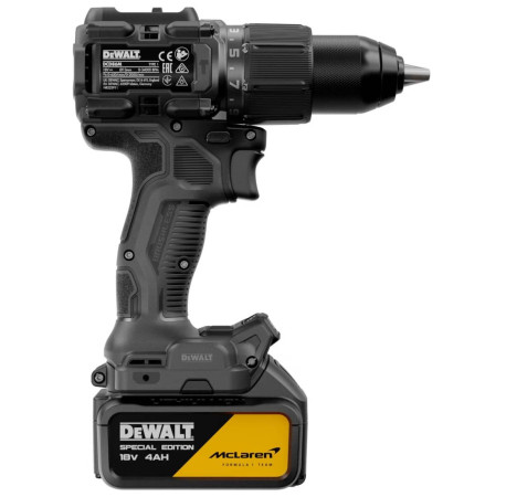 Дриль-шуруповерт акумуляторний ударний McLaren F1 Team Special Edition XR Li-lon 18В 4Аг 90Нм DeWALT DCD86MM2KT в магазині Tools DeWalt