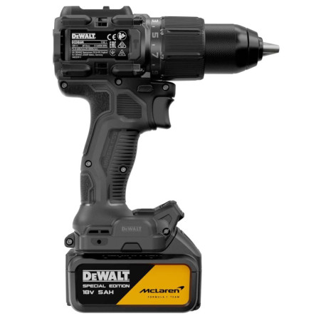 Дриль-шуруповерт акумуляторний ударний McLaren F1 Team Special Edition XR Li-lon 18В 5Аг 90Нм DeWALT DCD86MP1T в магазині Tools DeWalt