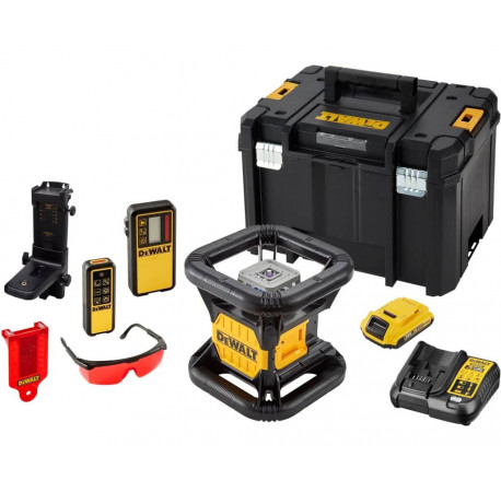 Рівень ротаційний лазерний червоний промінь XR Li-lon 18В 2Аг DeWALT DCE079D1R в магазині Tools DeWalt