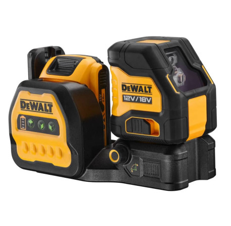Лазерный уровень самовыравнивающийся 2-х плоскостный DeWALT DCE088D1G18 купить