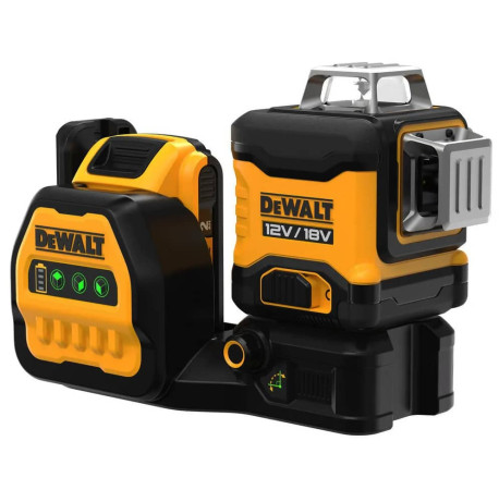 Лазерный уровень самовыравнивающийся линейный 3-х плоскостной DeWALT DCE089D1G18