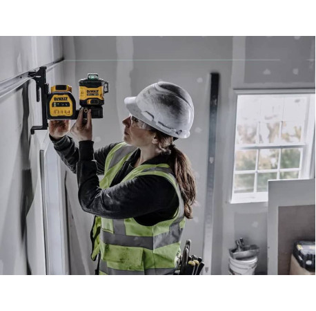 Лазерный уровень самовыравнивающийся линейный 3-х плоскостной DeWALT DCE089D1G18 с доставкой