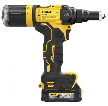Пістолет заклепувальний акумуляторний 18В DeWALT DCF403E1GT ціна