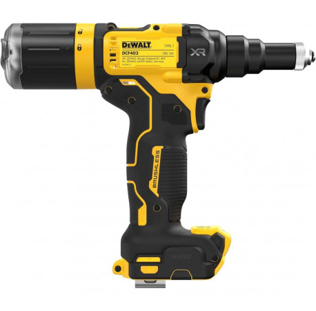 Пістолет заклепувальний акумуляторний 18В DeWALT DCF403NT в магазині Tools DeWalt