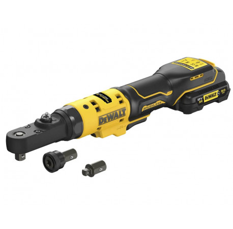 Гайковерт угловой трещётка аккумуляторный 12В XR Li-lon 3 Ач 75 Нм DeWALT DCF500L2G в магазине Tools DeWalt