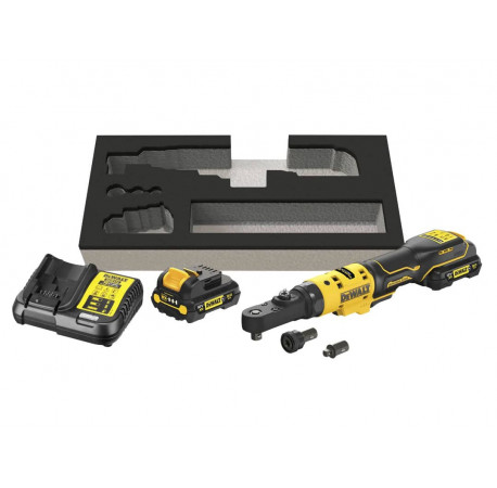 Гайковерт угловой трещётка аккумуляторный 12В XR Li-lon 3 Ач 75 Нм DeWALT DCF500L2G с доставкой