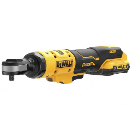 Гайковерт кутовий ключ-храповик акумуляторний XR Li-lon 12В 2Аг 81Нм DeWALT DCF503D1