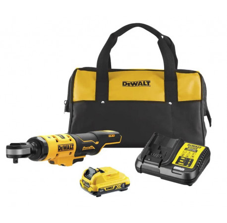 Гайковерт кутовий ключ-храповик акумуляторний XR Li-lon 12В 2Аг 81Нм DeWALT DCF503D1 з доставкою