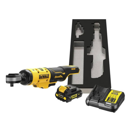 Гайковерт кутовий ключ-храповик акумуляторний XR Li-lon 12В 3Аг 81Нм DeWALT DCF503L1G ціна