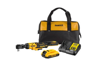 Гайковерт кутовий ключ-храповик акумуляторний DeWALT DCF512D1