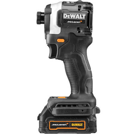 Шурупокрут акумуляторний ударний McLaren F1 TEAM LIMITED EDITION XR Li-lon 18В 1.7Аг 206Нм DeWALT DCF85ME2GT купити