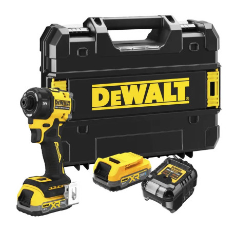 Шуруповерт аккумуляторный гидравлический ударный XR Li-lon 18В 1.7Ач 56Нм DeWALT DCF870E2T с другого ракурса