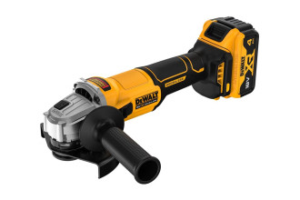 Кутова шліфмашина Болгарка акумуляторна Li-lon 18B 4Аг 125мм 9000об DeWALT DCG407M1T