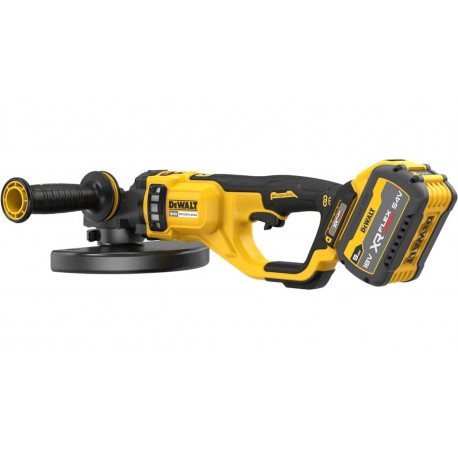 Кутова шліфмашина Болгарка акумуляторна XR Flexvolt Li-lon 54B 3Аг 230мм 6000об DeWALT DCG460X2 купити