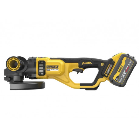 Кутова шліфмашина Болгарка акумуляторна XR Flexvolt Li-lon 54B 3Аг 230мм 6000об DeWALT DCG460X2 ціна