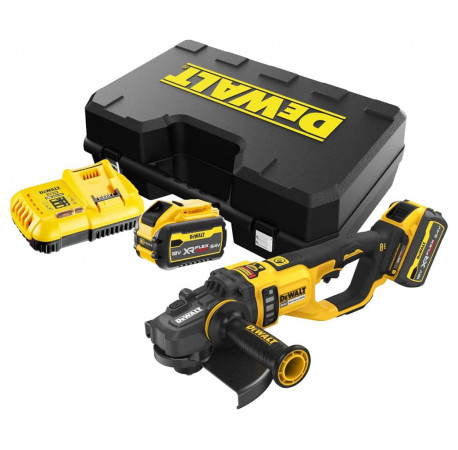 Кутова шліфмашина Болгарка акумуляторна XR Flexvolt Li-lon 54B 3Аг 230мм 6000об DeWALT DCG460X2 в магазині Tools DeWalt