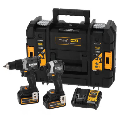 Набір з двох акумуляторних інструментів McLaren F1 TEAM LIMITED EDITION XR Li-lon 18В 5Аг DeWALT DCK200MP2T