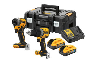 Набір з двох акумуляторних інструментів безщіткових DeWALT DCK2050H2T
