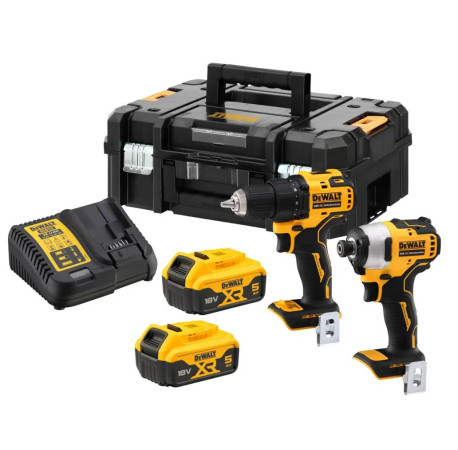 Набор аккумуляторных шуруповертов бесщеточных DeWALT DCK2061P2T