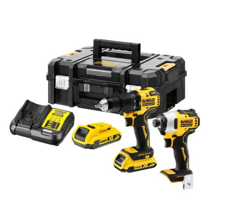 Набор из двух аккумуляторных инструментов бесщеточных DeWALT DCK2062D2T