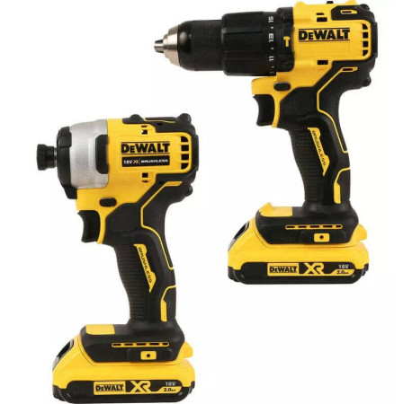 Набор из двух аккумуляторных инструментов бесщеточных DeWALT DCK2062D2T купить