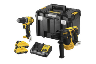 Набір з двох акумуляторних інструментів безщіткових XR Li-lon 12В 3Аг DeWALT DCK2103L2T