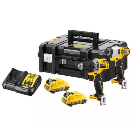 Набор из двух аккумуляторных бесщеточных инструментов DeWALT DCK2110L2T