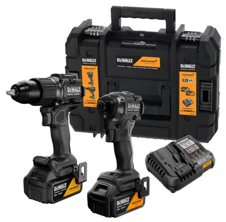 Набір з двох акумуляторних інструментів McLaren F1 TEAM SPECIAL EDITION XR Li-lon 18В 5Аг DeWALT DCK2222MP2T