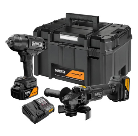 Набор из двух аккумуляторных инструментов McLaren F1 TEAM SPECIAL EDITION XR Li-lon 18В 5Ач DeWALT DCK2225MP2T
