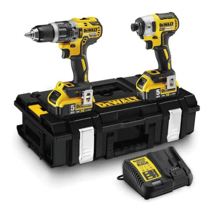 Набор из двух аккумуляторных инструментов бесщеточных DeWALT DCK266P2