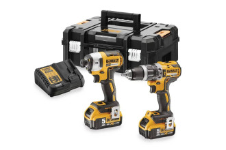 Набір з двох акумуляторних інструментів безщіткових XR Li-lon 18В 5Аг DeWALT DCK266P2T