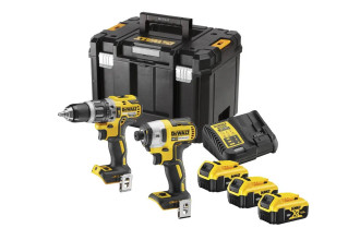 Набор из двух аккумуляторных инструментов бесщеточных XR Li-lon 18В 5Ач DeWALT DCK266P3T