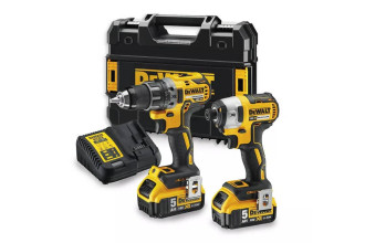 Набір з двох акумуляторних інструментів безщіткових DeWALT DCK268P2T