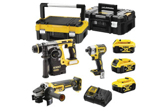 Набір з трьох акумуляторних інструментів безщіткових DeWALT DCK305P3T
