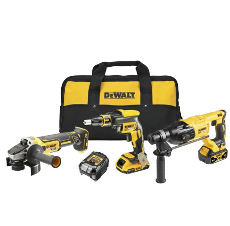 Набор из трёх аккумуляторных инструментов XR Li-lon 18В DeWALT DCK308DM