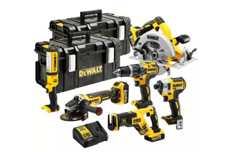 Набір з шести акумуляторних інструментів безщіткових DeWALT DCK623P3