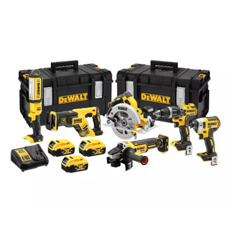 Набір з шести акумуляторних інструментів безщіткових DeWALT DCK623P3 ціна