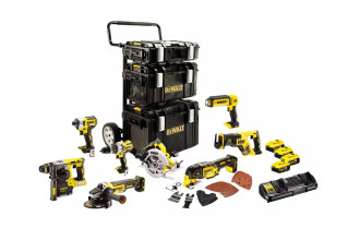 Набір з восьми акумуляторних інструментів безщіткових DeWALT DCK853P4