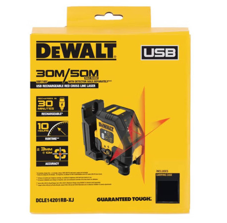 Лазерный уровень линейный 2-х плоскостной DeWALT DCLE14201RB стоимость