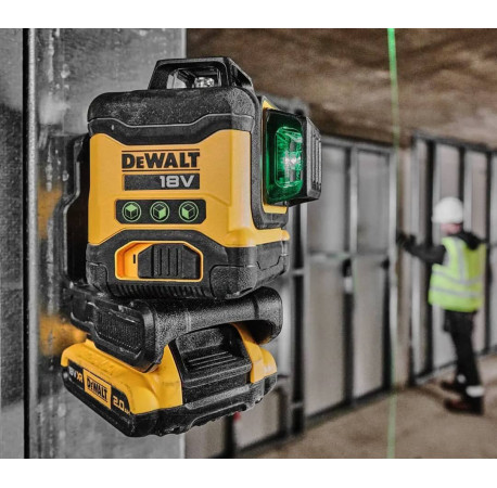 Лазерный уровень линейный 3-х плоскостной DeWALT DCLE34031N в Тулс ДеВолт