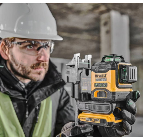 Лазерный уровень линейный 3-х плоскостной DeWALT DCLE34031N с доставкой