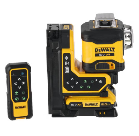 Рівень лазерний самовирівнюючий 3-х площинний XR Li-Ion 18В 2Аг DeWALT DCLE34035D1