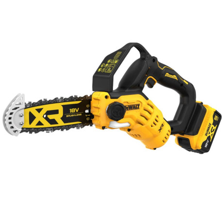Мини-пила цепная аккумуляторная XR Li-lon 18В 5Ач DeWALT DCMPS520P1