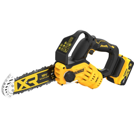 Мини-пила цепная аккумуляторная XR Li-lon 18В 5Ач DeWALT DCMPS520P1 цена