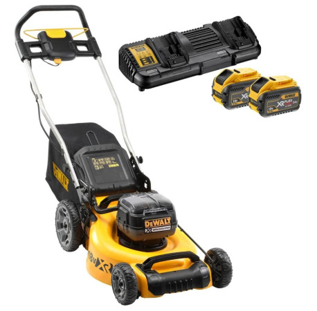 Газонокосарка акумуляторна 48см XR Li-lon 2х18В 5Аг DeWALT DCMW564P2
