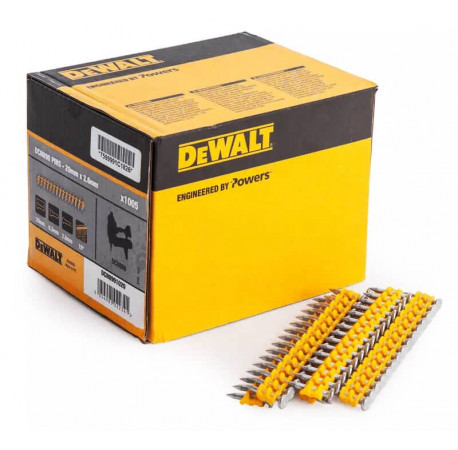 Цвяхи по м’якому бетону 30x2.6 мм уп 1005 шт DeWALT DCN8901030 ціна
